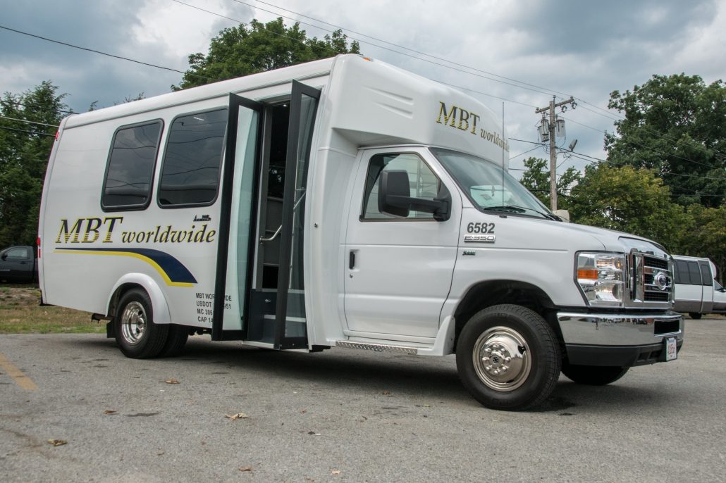 MBT Worldwide a Boston MA based bus & ground transportation - 14 passenger busses.