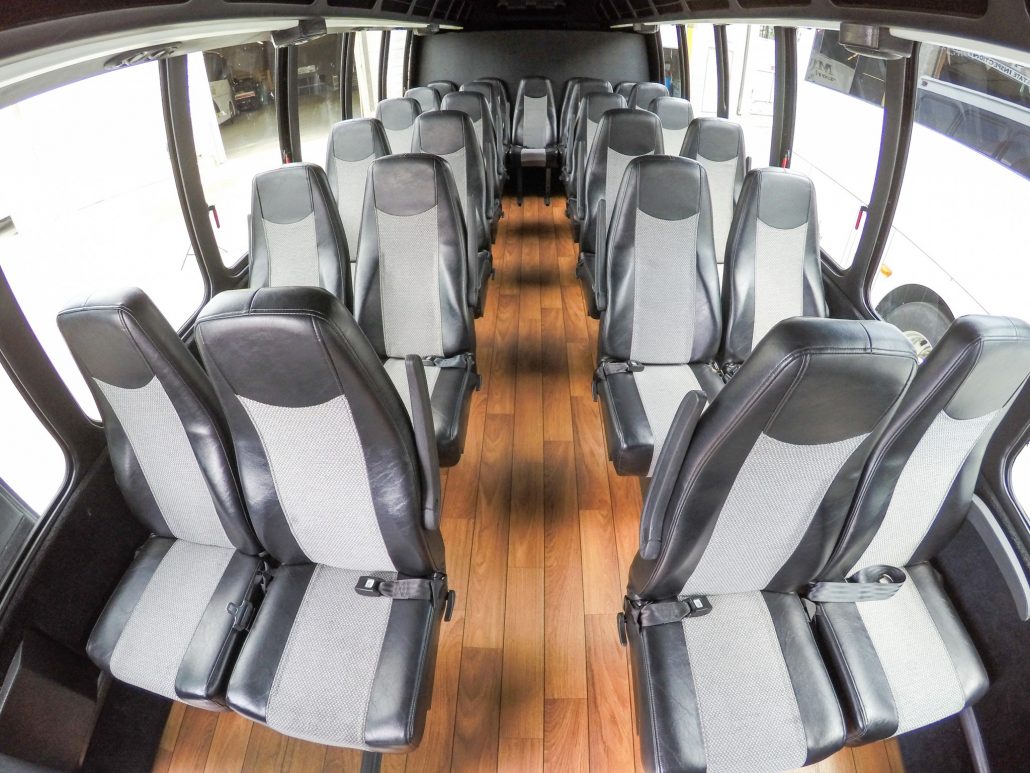 MBT Worldwide a Boston MA based bus & ground transportation company - Interior 29 Passenger